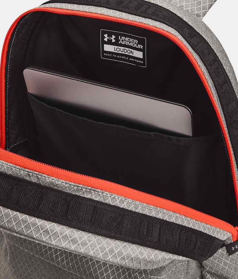 Batoh Under Armour Loudon Ripstop BP šedý - náhled 4