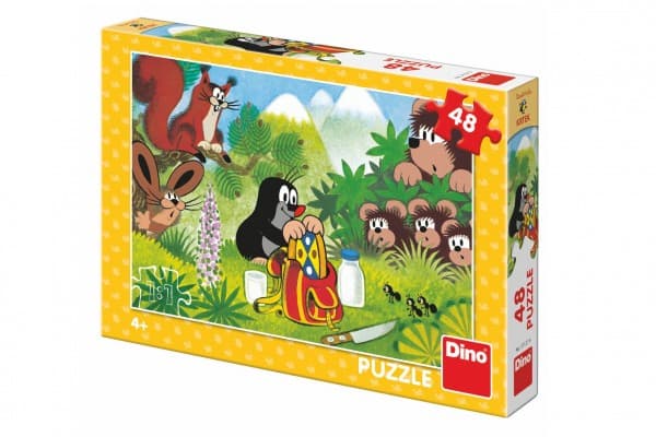 Puzzle Krtek a svačina 48 dílků