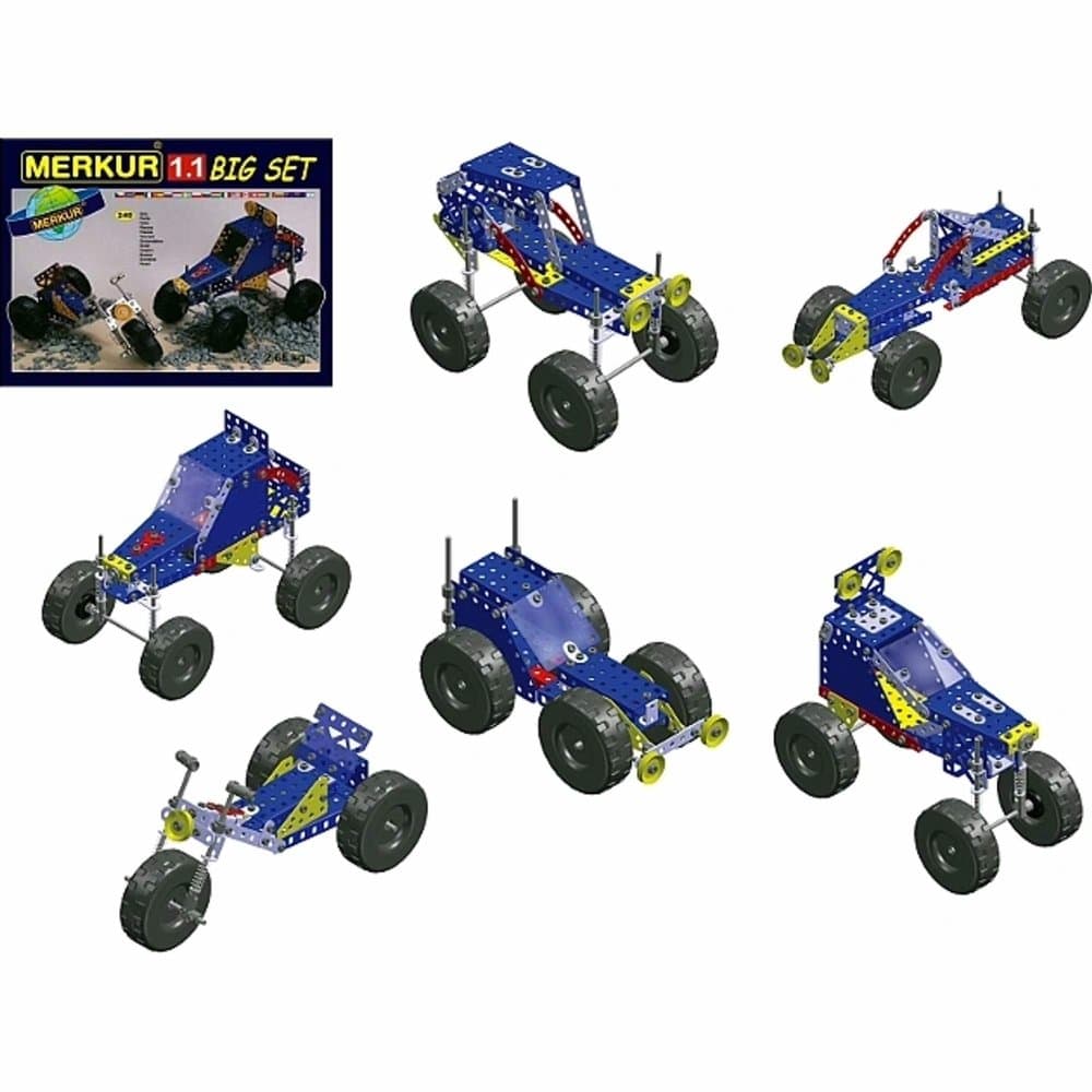 Stavebnice Merkur 1.1 10 modelů 240 ks - náhled 3