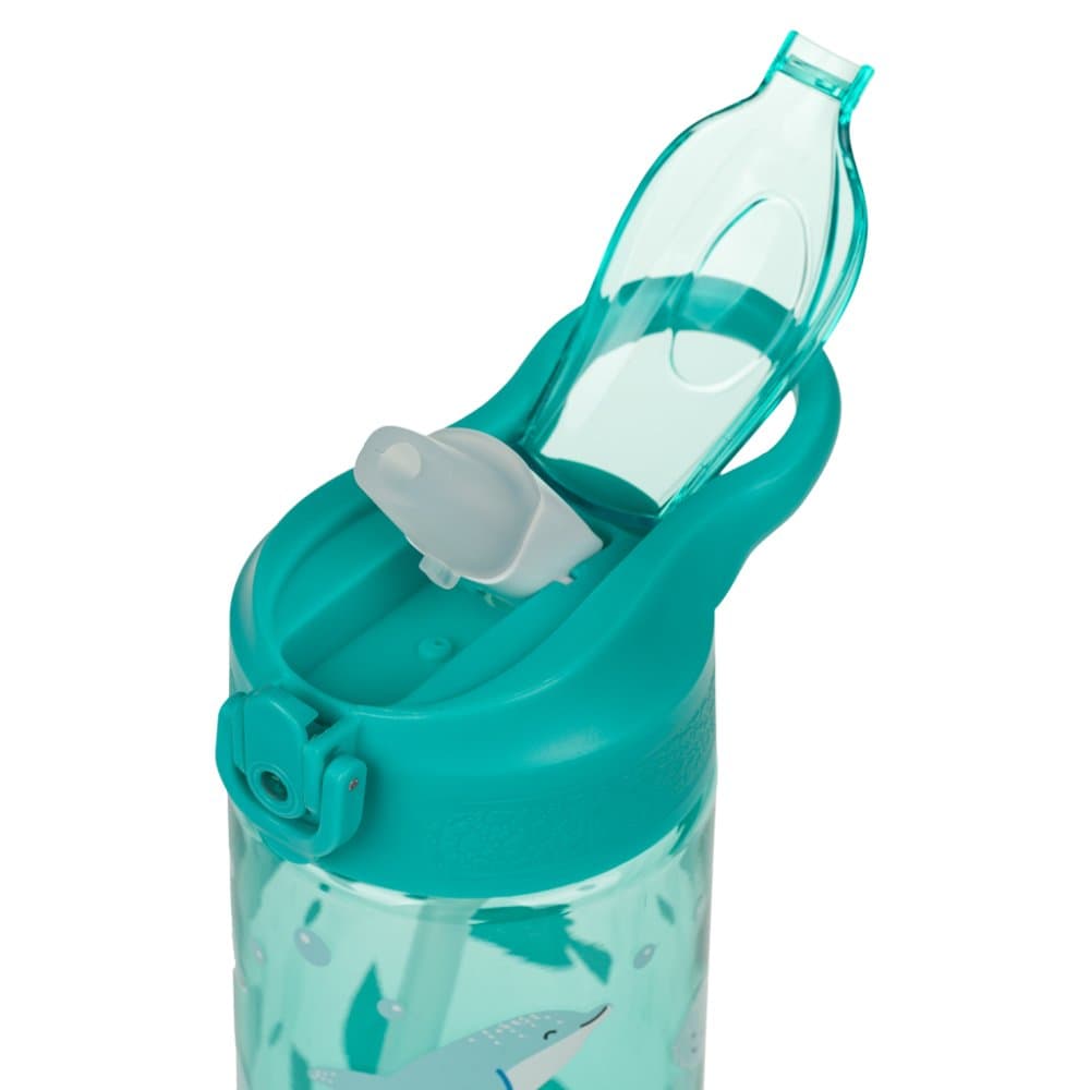 BAAGL Tritanová láhev na pití s brčkem Delfín 500 ml - náhled 4
