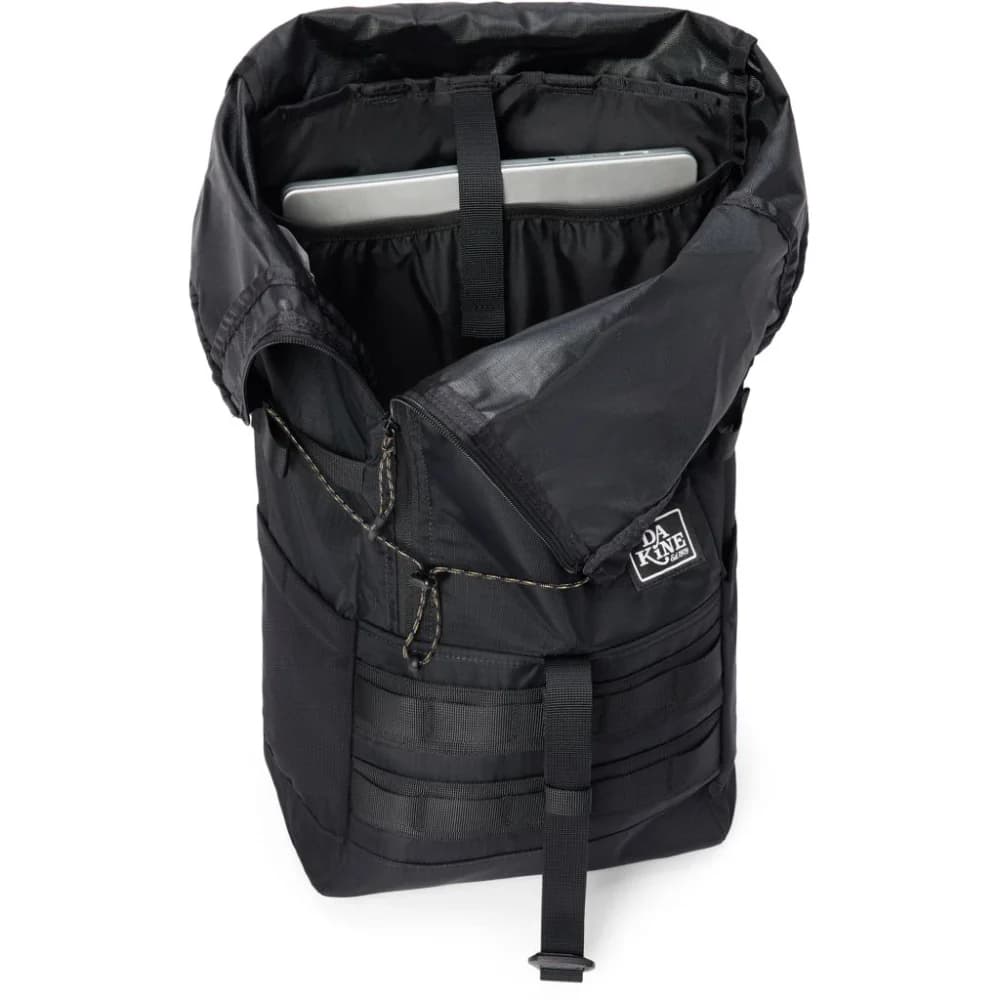 Batoh DAKINE MOTIVE ROLLTOP PACK 25L BLACK BALISTIC - náhled 2