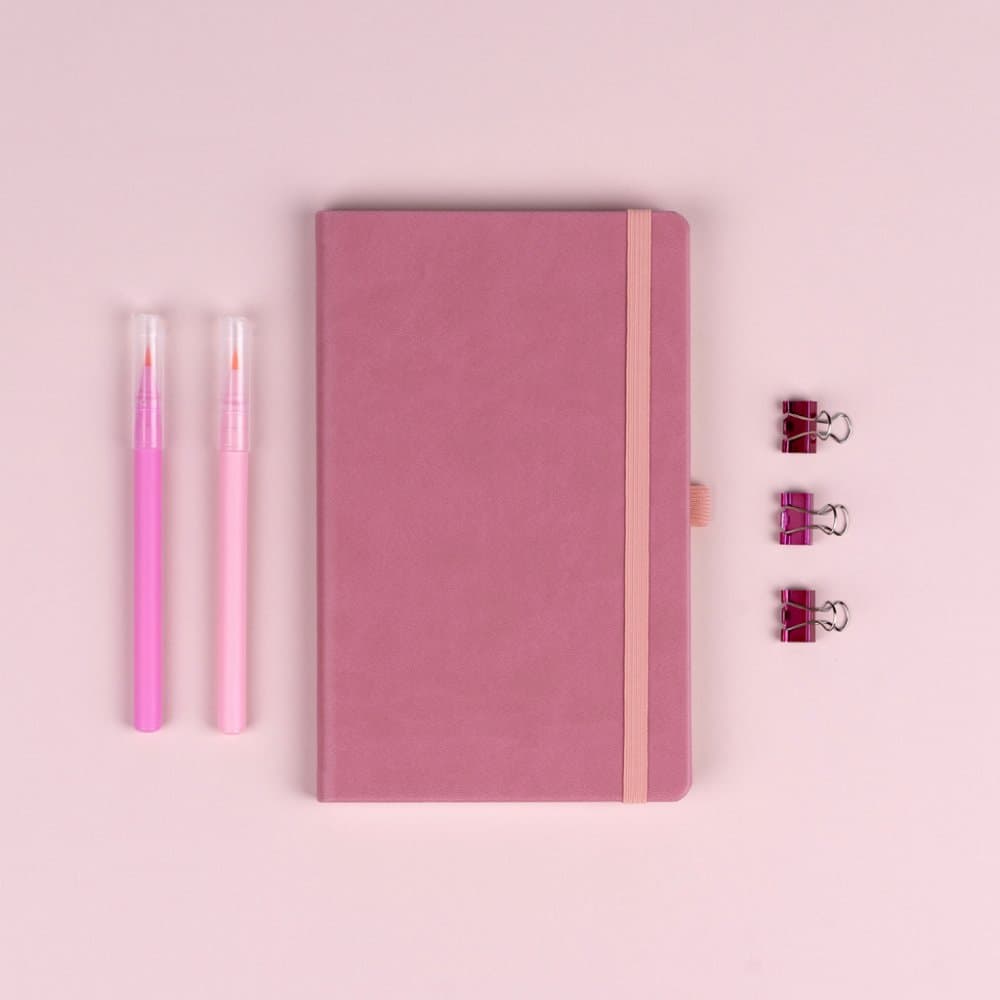 Notes Růžový, linkovaný, 13 × 21 cm - náhled 3