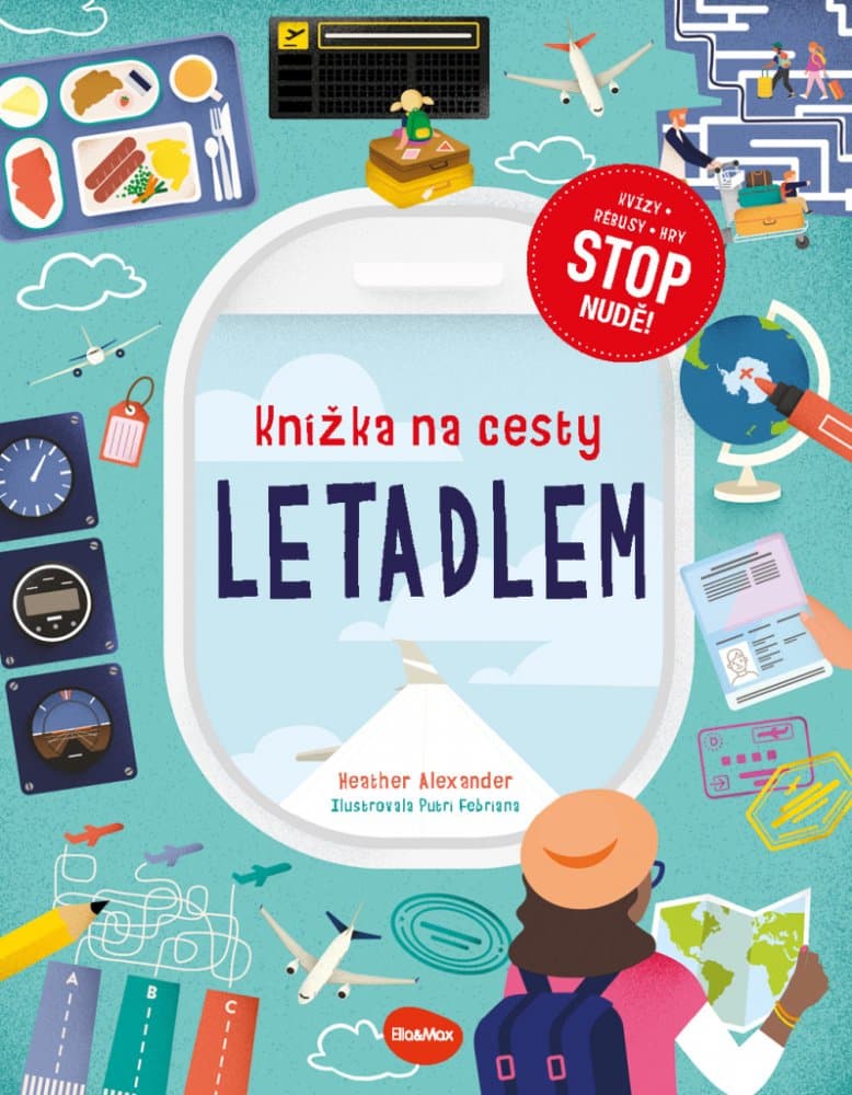 Knížka na cesty LETADLEM – Stop nudě: kvízy, rébusy, hry - náhled 5