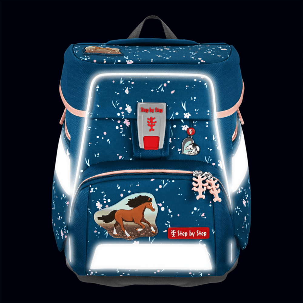 Školní aktovka SPACE pro prvňáčky - 5-dílný set, Step by Step Wild Horse Ronja, certifikát AGR - náhled 5