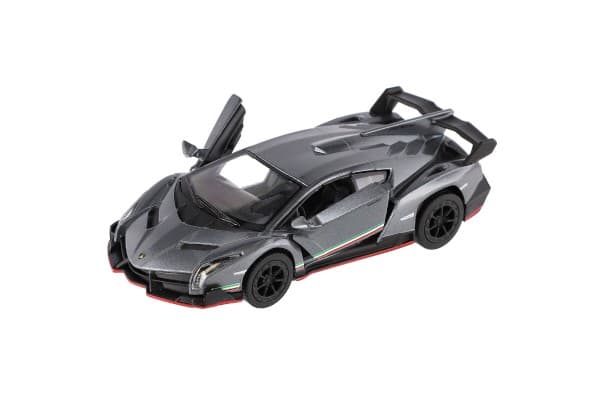 Kinsmart Auto Lamborghini Veneno šedá