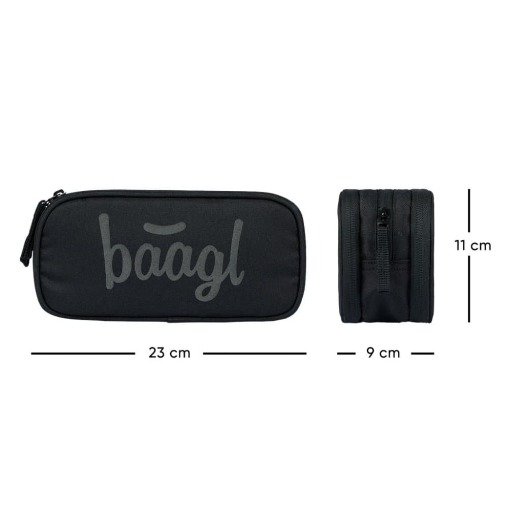BAAGL Studentský penál etue Black - náhled 5
