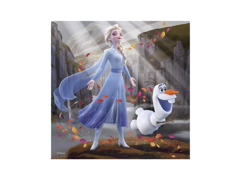Puzzle 3v1 Ledové království II - Frozen II 3x55 dílků - náhled 3