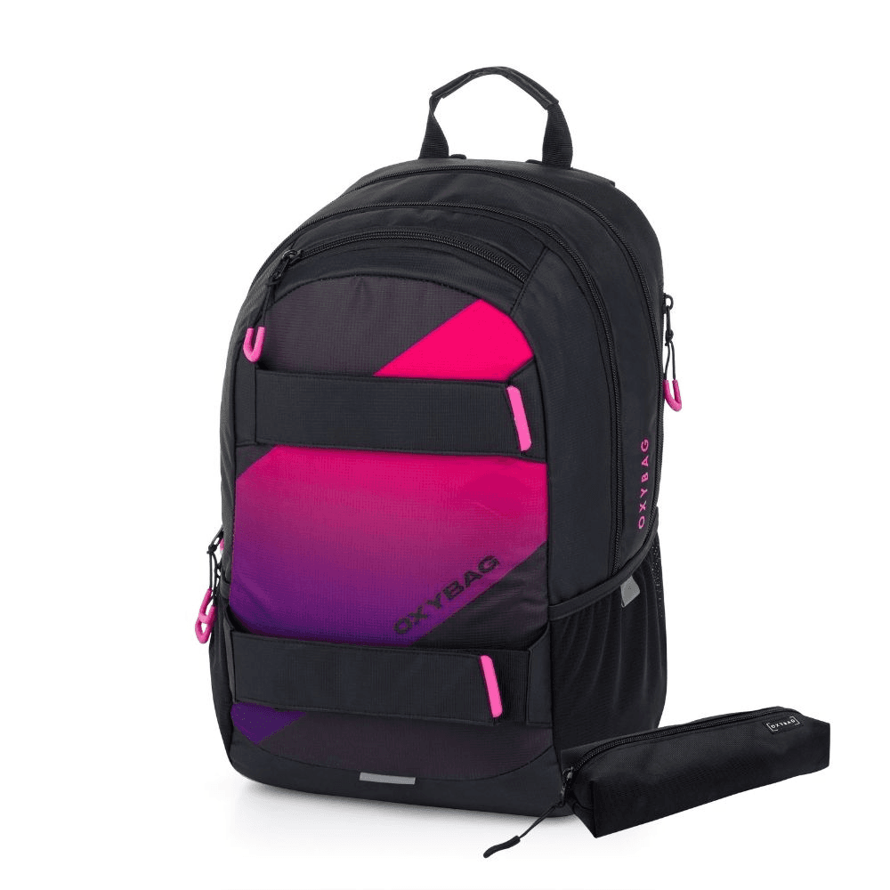 Studentský batoh + etue OXY Sport Ombre girl - náhled 1