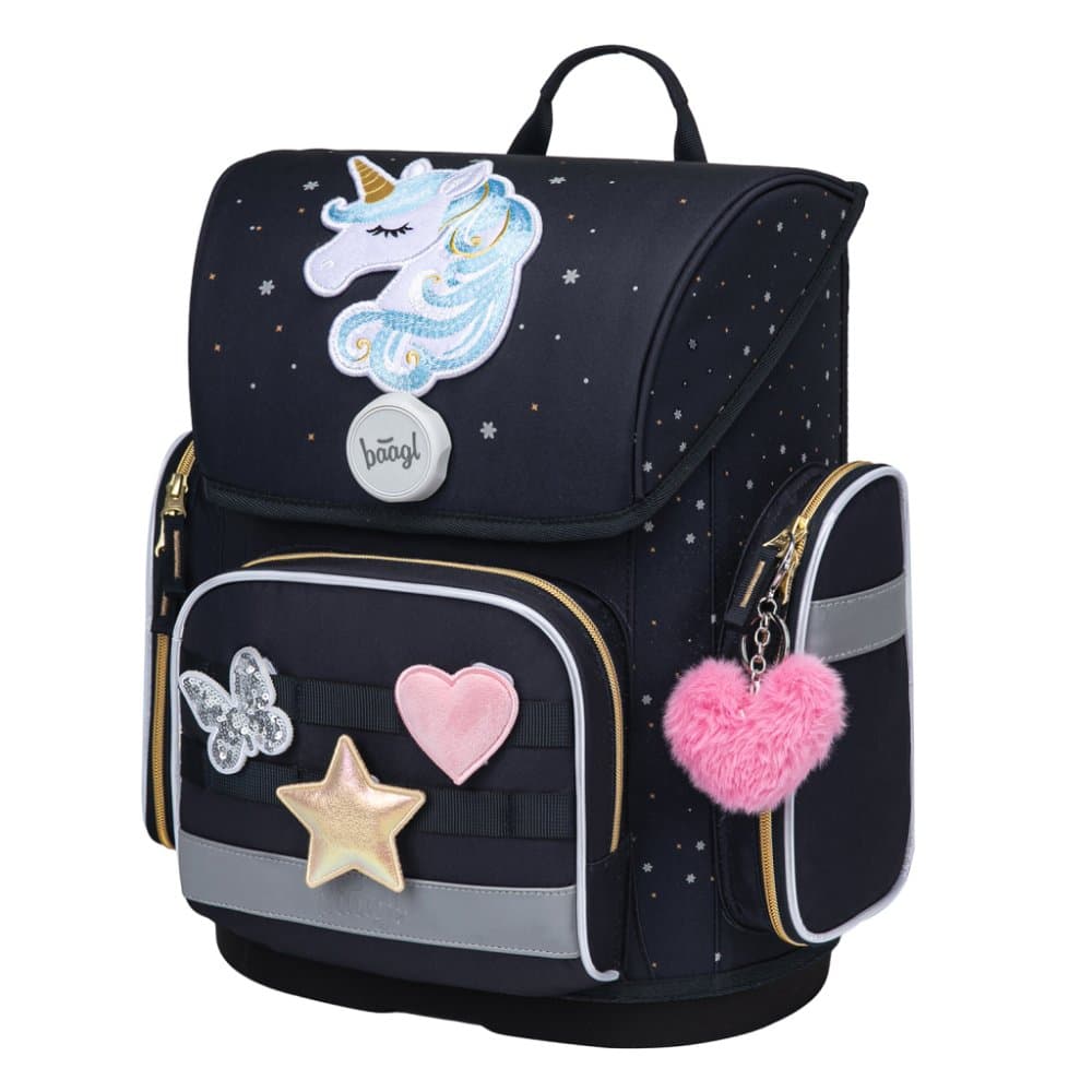 BAAGL Školní aktovka Ergo Unicorn Gold - náhled 2