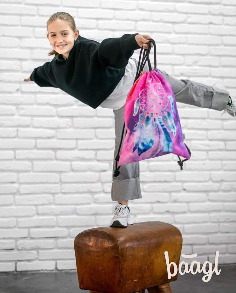 Sáček na obuv Baagl Lapač snů růžový - náhled 4