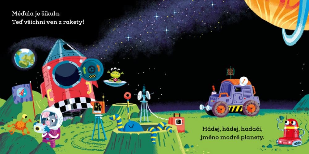 MÉĎULA ŠIKULA ASTRONAUTEM – Obrázky s pohyblivými prvky - náhled 3