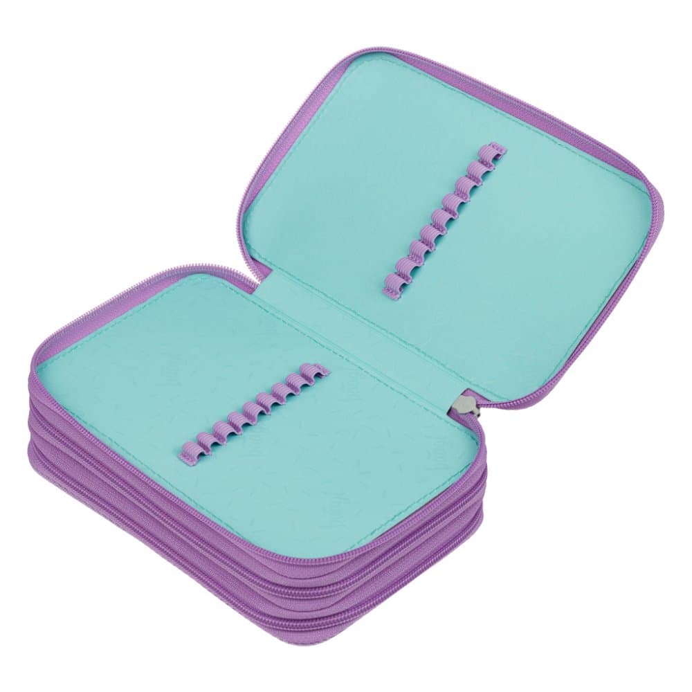Baagl Školní penál třípatrový Lavender - náhled 5