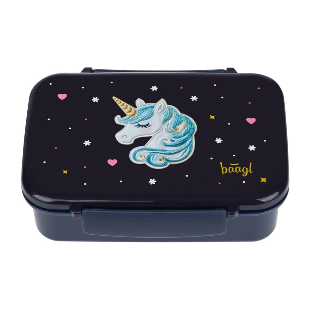 BAAGL Box na svačinu s přihrádkami Unicorn Gold - náhled 2