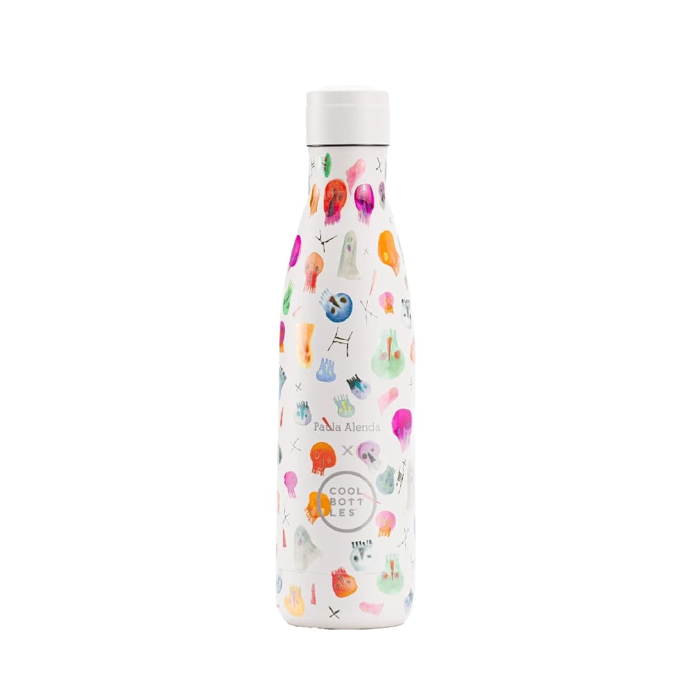 Dětská nerezová termolahev COOL BOTTLES Kids Crazy skulls třívrstvá 260ml - náhled 1