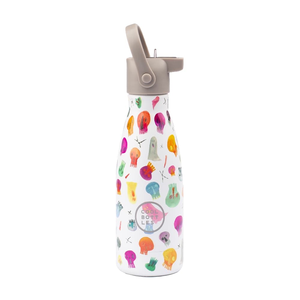 Dětská nerezová termolahev COOL BOTTLES Kids Crazy skulls třívrstvá 260ml - náhled 1