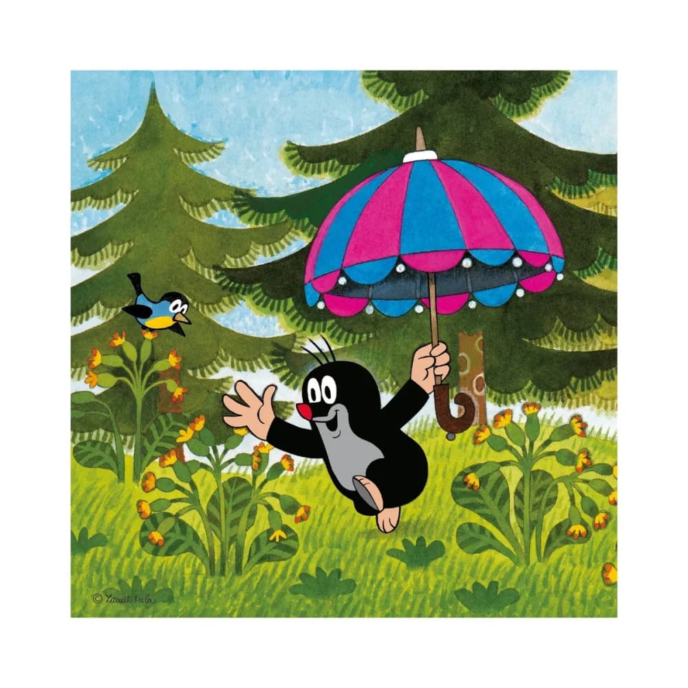 Puzzle Krtek a paraplíčko 3x55 dílků - náhled 3