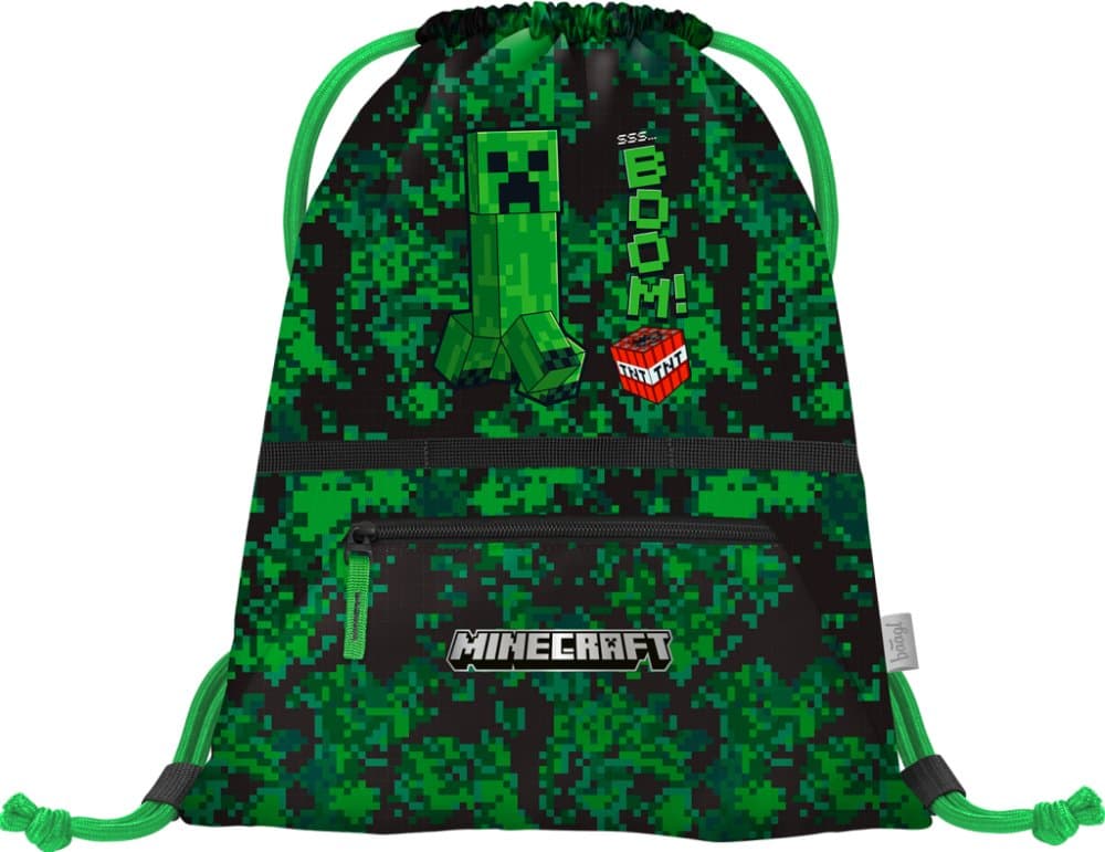 BAAGL Sáček s kapsou Minecraft Boom - náhled 1