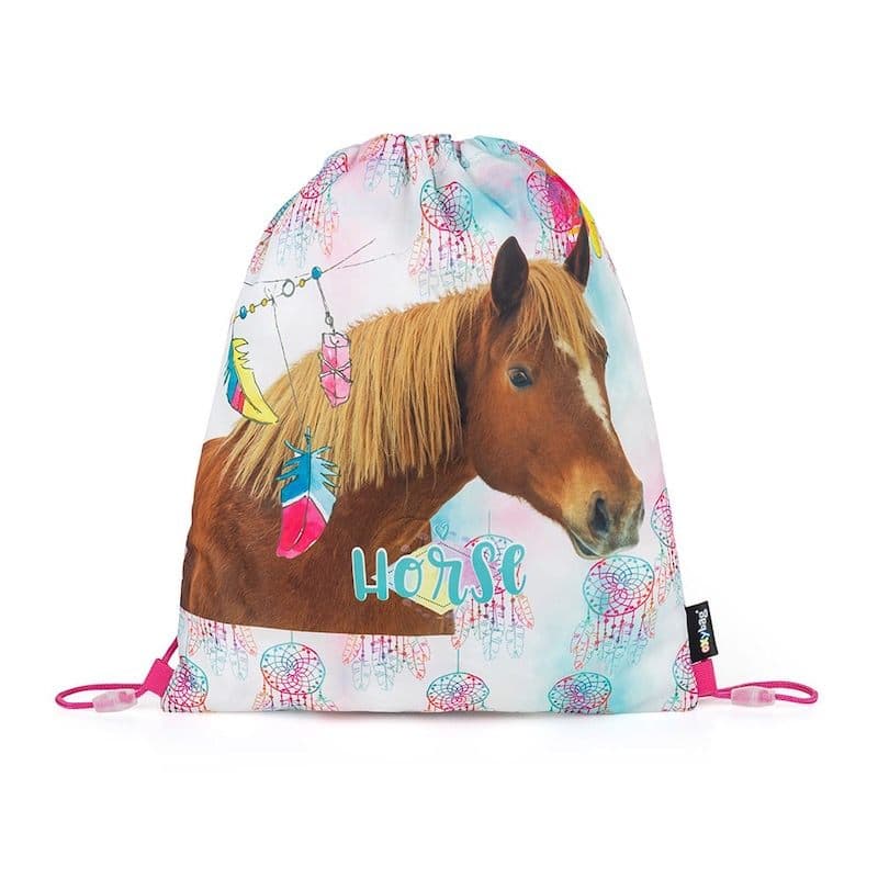 Oxybag Sáček na cvičky Kůň romantic pírka