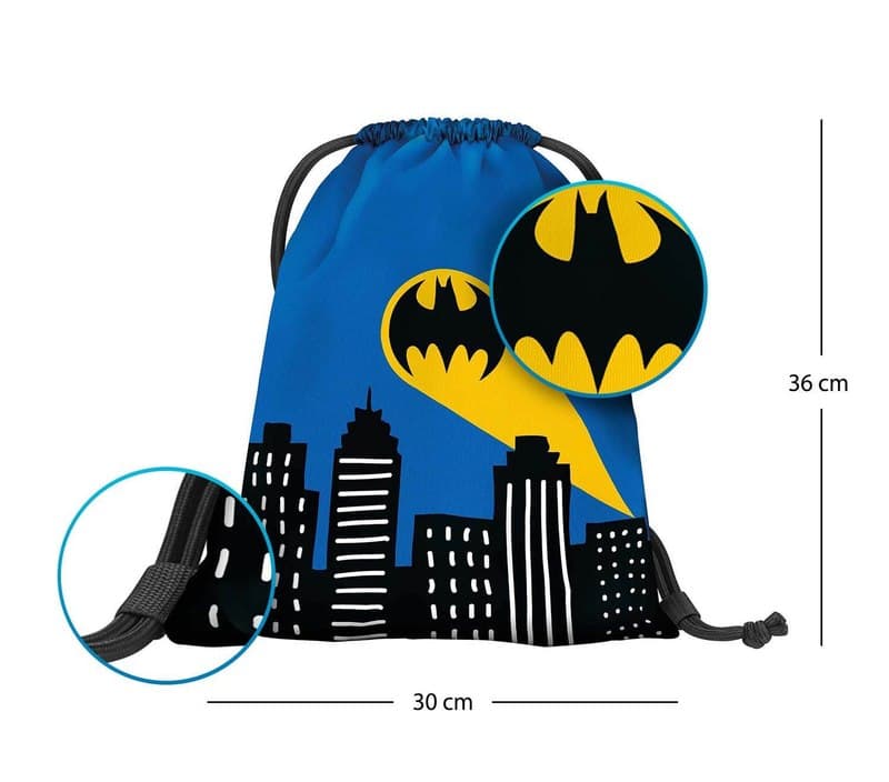 Předškolní sáček Baagl Batman modrý - náhled 3