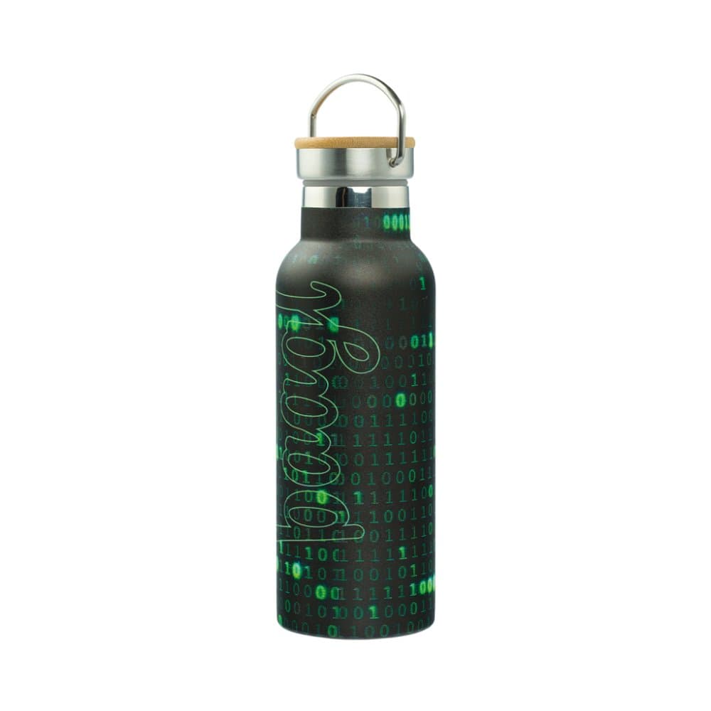 BAAGL Termoláhev s bambusovým víčkem Numbers, 500 ml - náhled 1