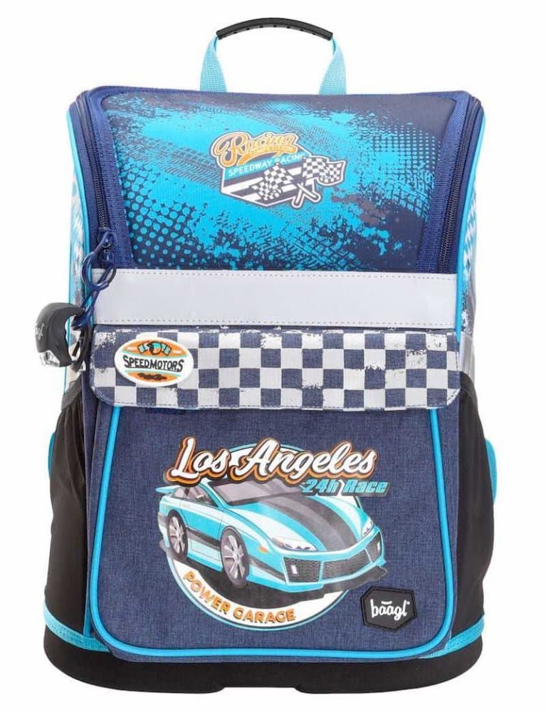 Školní aktovka pro prvňáčky Baagl Zippy Racer