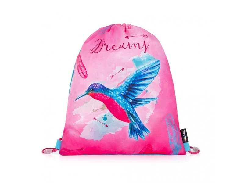 Oxybag Sáček na cvičky Kolibřík růžový