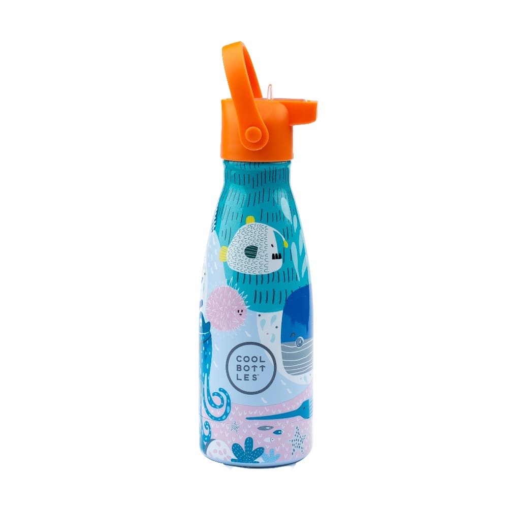 Dětská nerezová termolahev COOL BOTTLES Kids Sea World třívrstvá 260ml NEW - náhled 1