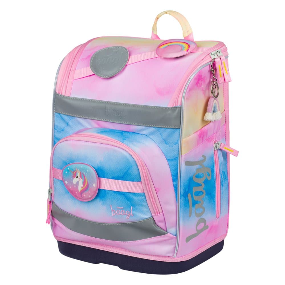 BAAGL SET 3 Zippy plus Rainbow Unicorn: aktovka, penál, sáček - náhled 3