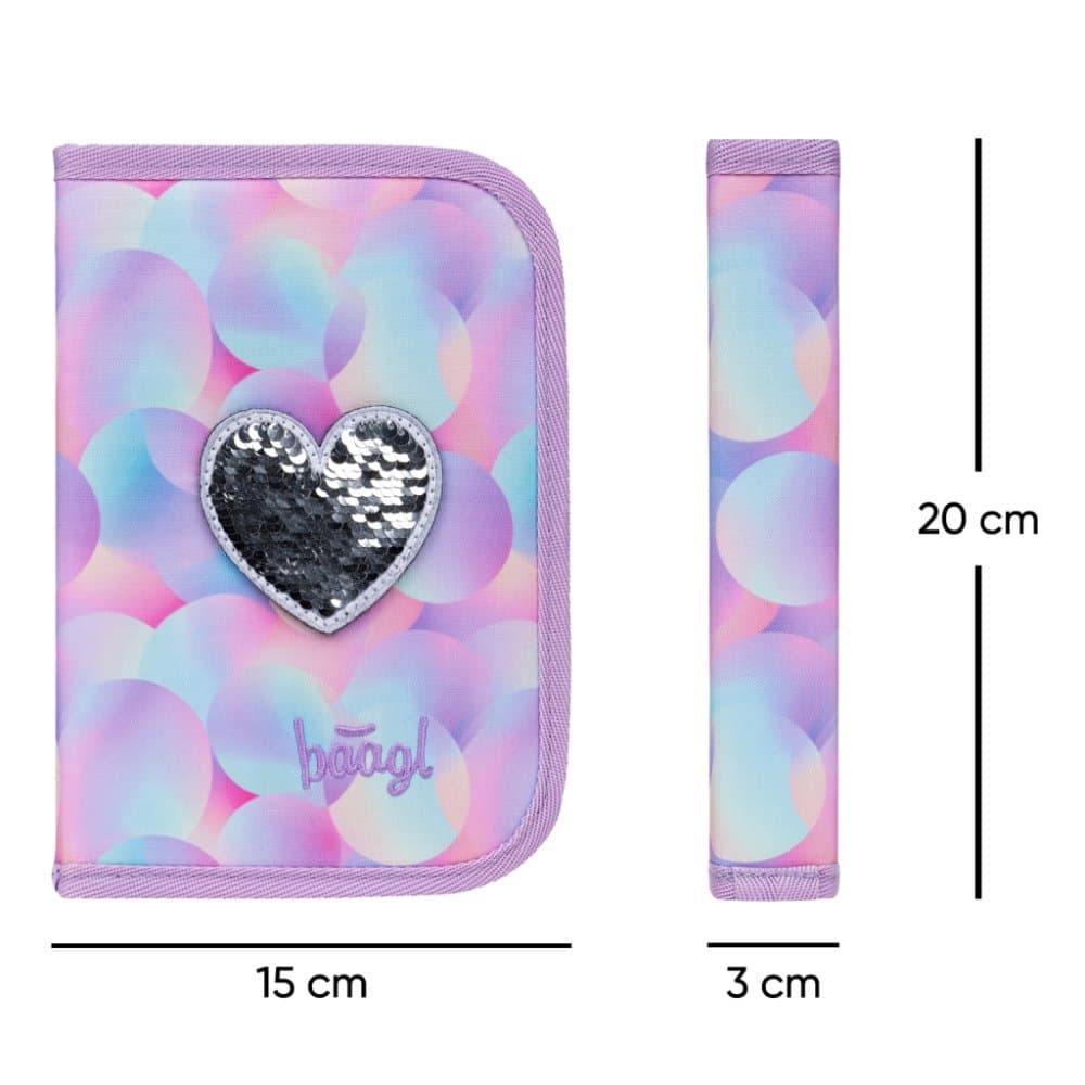 BAAGL Školní penál jednopatrový Candy - náhled 5