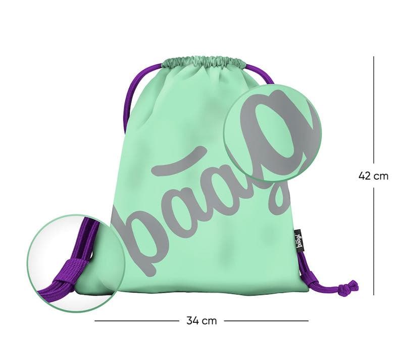 Sáček na obuv Baagl Skate Mint - náhled 3