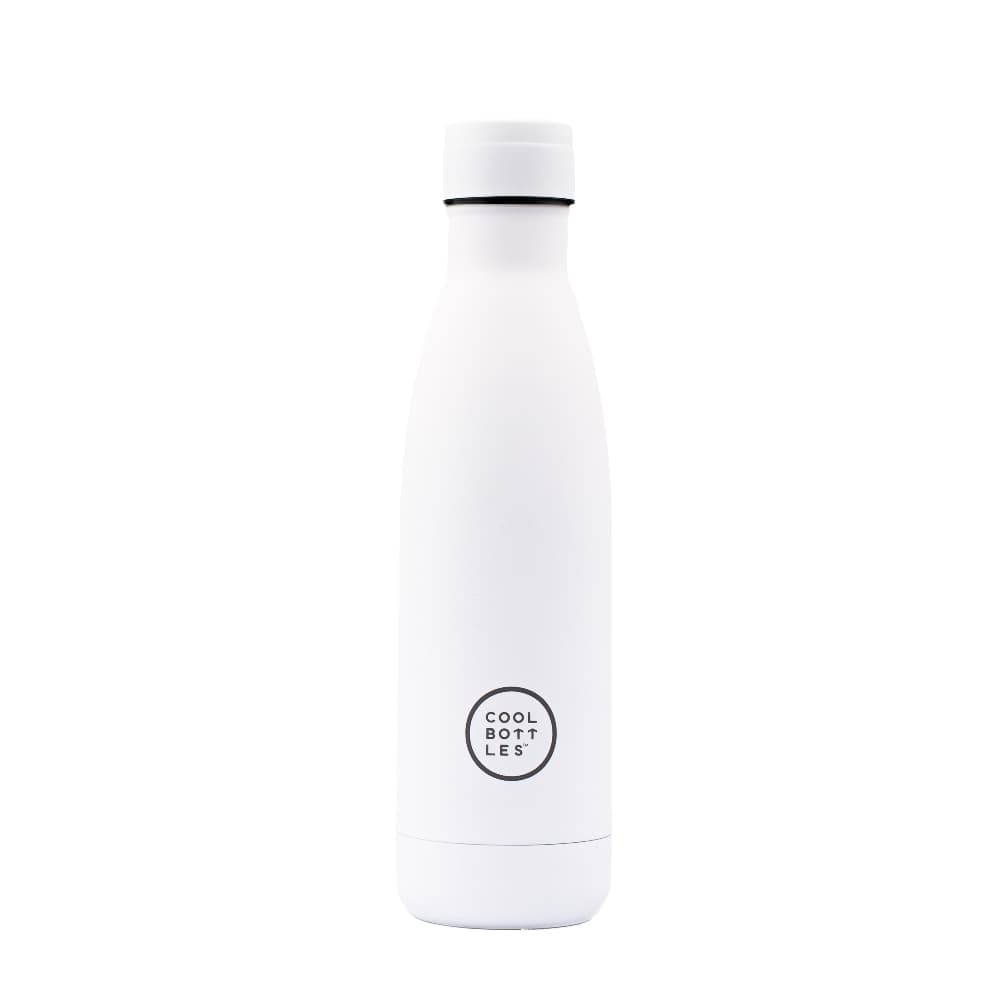 Nerezová termolahev COOL BOTTLES Mono White třívrstvá 500ml NEW - náhled 1