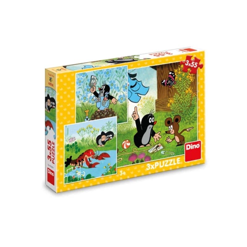Puzzle Krteček a kalhotky 3x55 dílů - náhled 3