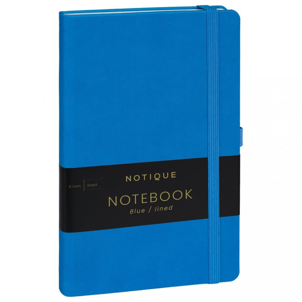 Notes Modrý, linkovaný, 13 × 21 cm - náhled 1