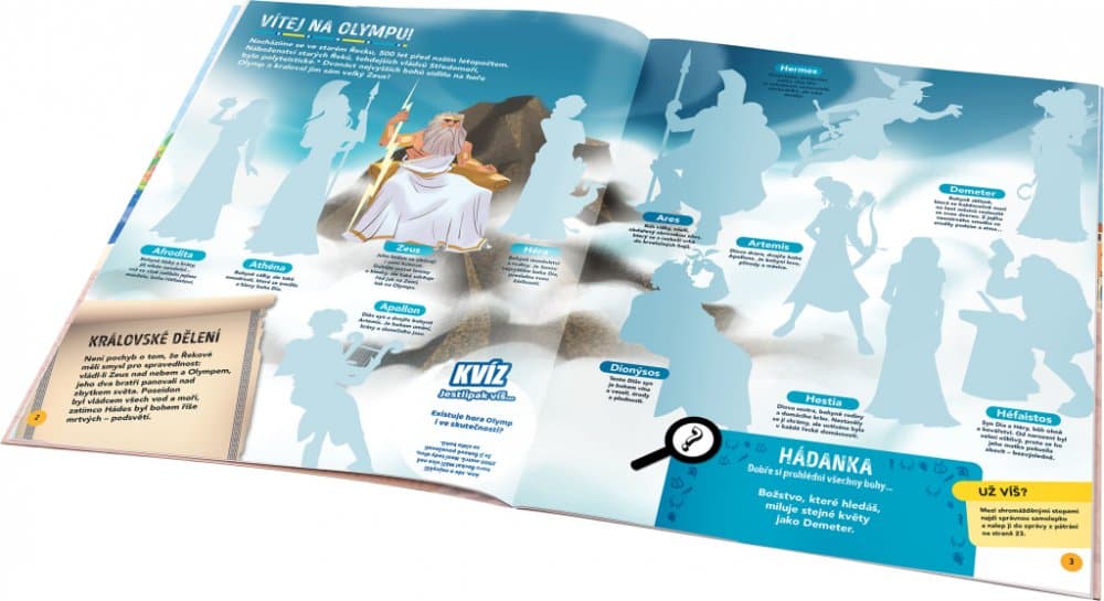 MISE ŘECKO – Pátrej a lušti se samolepkami - náhled 2