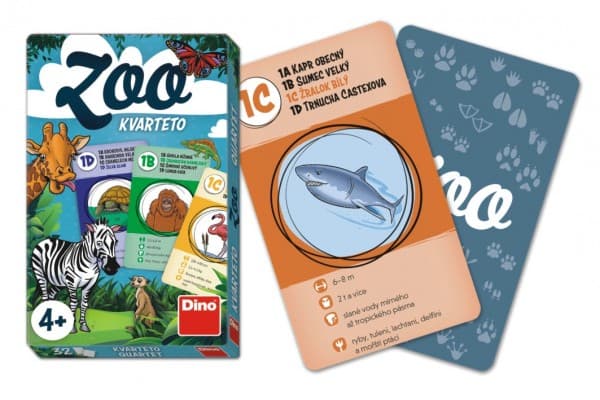 Kvarteto karty ZOO společenská hra