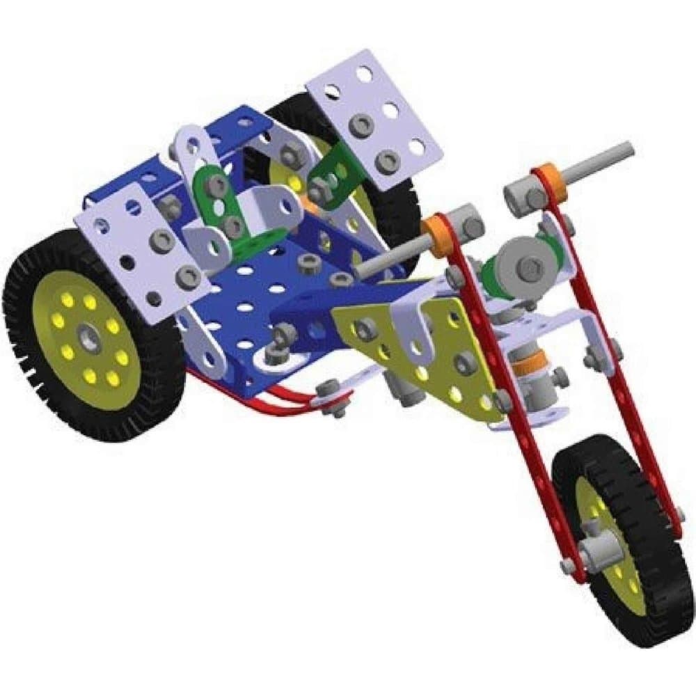 Stavebnice Merkur 018 Motocykly 10 modelů 174 ks - náhled 3