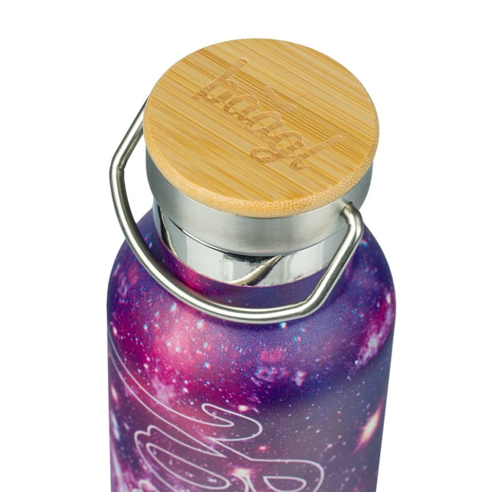 BAAGL Termoláhev s bambusovým víčkem Galaxy, 500 ml - náhled 2