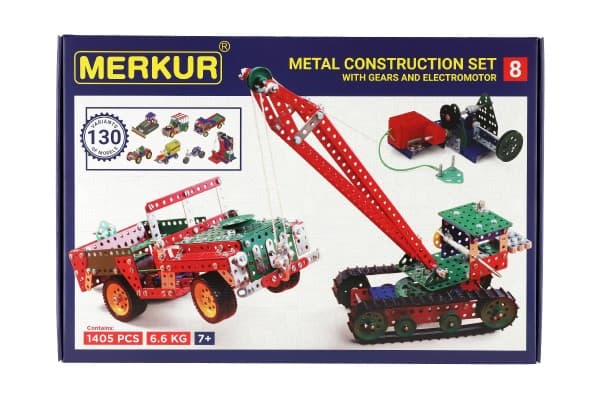 Stavebnice Merkur 8 130 modelů 1405 ks - náhled 2