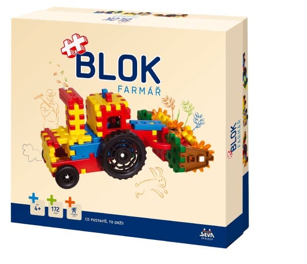 Stavebnice BLOK Farmář plast 172 ks - náhled 2