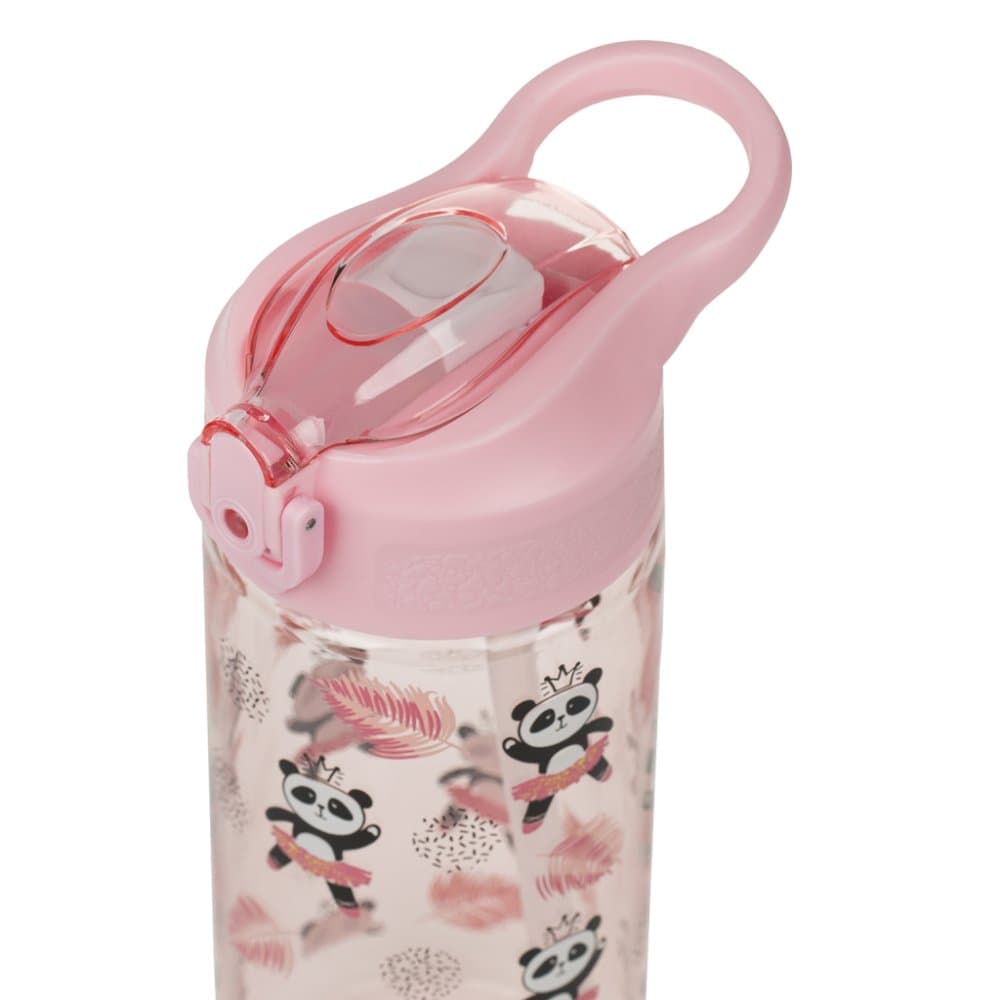 BAAGL Tritanová láhev na pití s brčkem Panda 500 ml - náhled 3