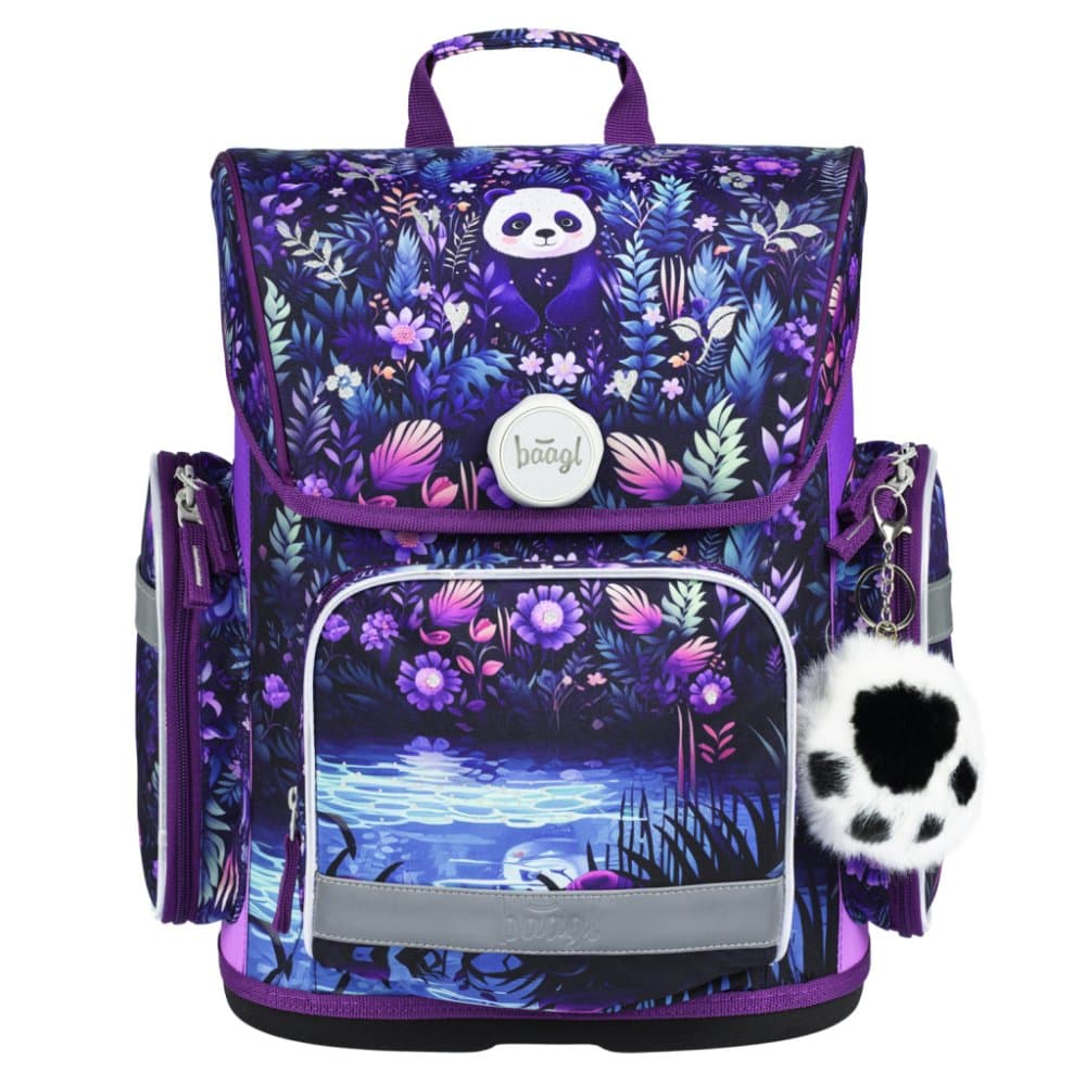 BAAGL SET 5 Ergo Jungle Panda: aktovka, penál, sáček, zástěra, peněženka - náhled 2