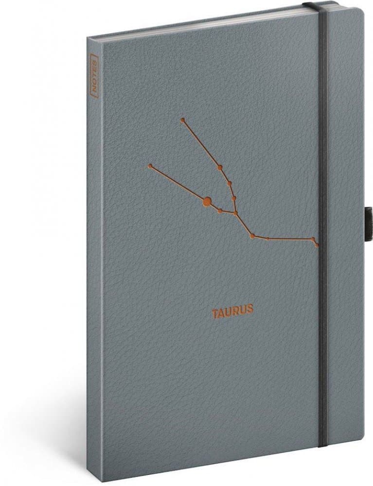Notes Zvěrokruh Býk, linkovaný, 13 × 21 cm - náhled 1
