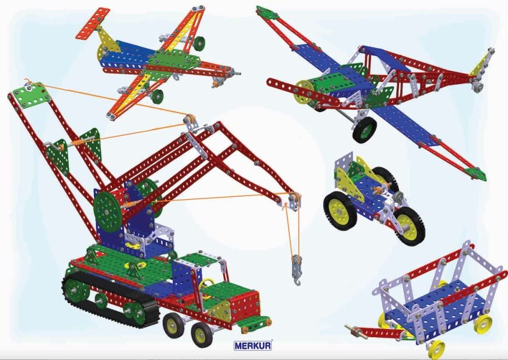 Stavebnice Merkur 6 100 modelů 957 ks - náhled 4
