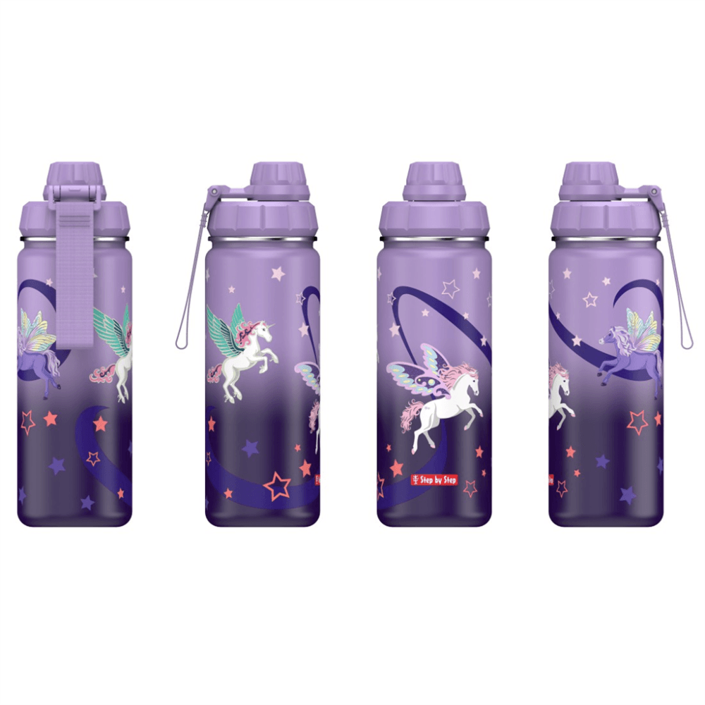 Izolovaná láhev na pití z nerezové oceli Step by Step 0,5 l, Dreamy Pegasus - náhled 3