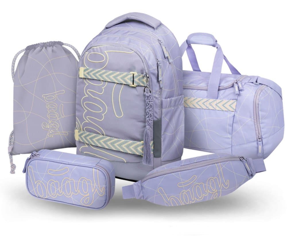 BAAGL SET 5 Skate Max Mishmash: batoh, penál, sáček, sportovní taška, ledvinka GRS - náhled 1