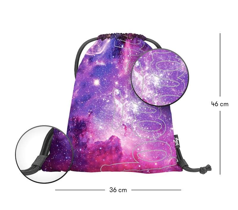 Sáček na obuv Baagl Skate Galaxy - náhled 3
