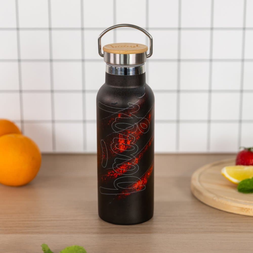 BAAGL Termoláhev s bambusovým víčkem Láva, 500 ml - náhled 5