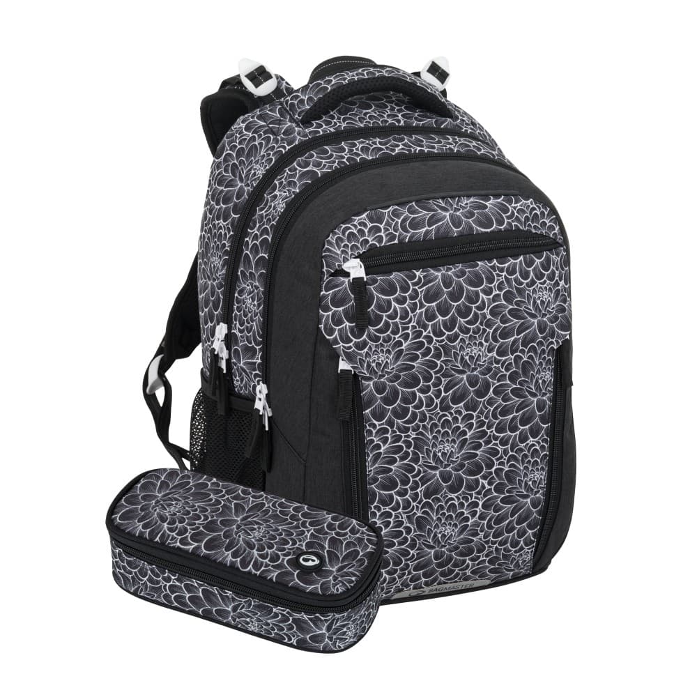 Bagmaster PORTO 25 A školní set – černo-bílý