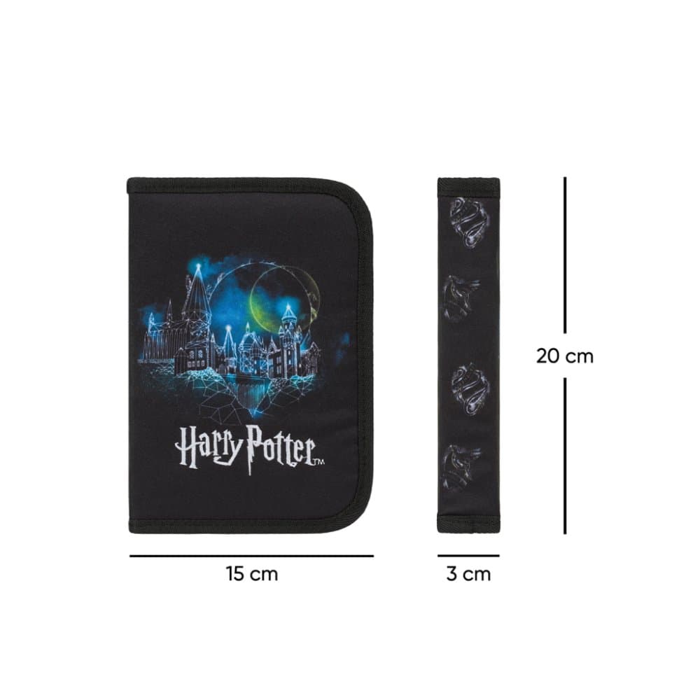 BAAGL Školní penál jednopatrový Harry Potter Bradavice Lumos - náhled 5