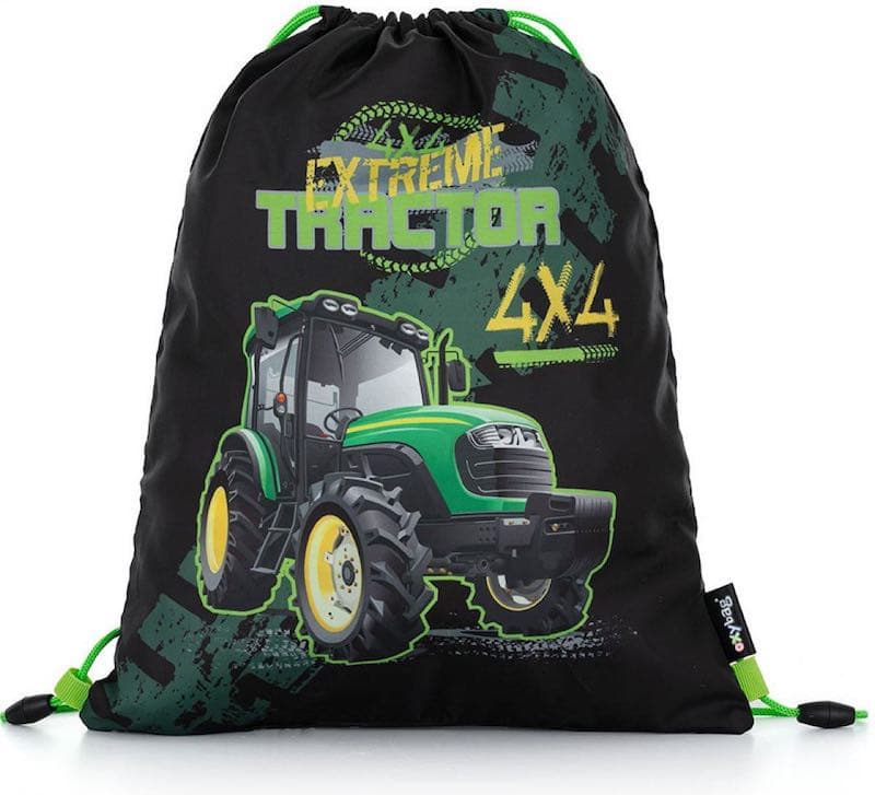 Oxybag Sáček na cvičky Traktor černý